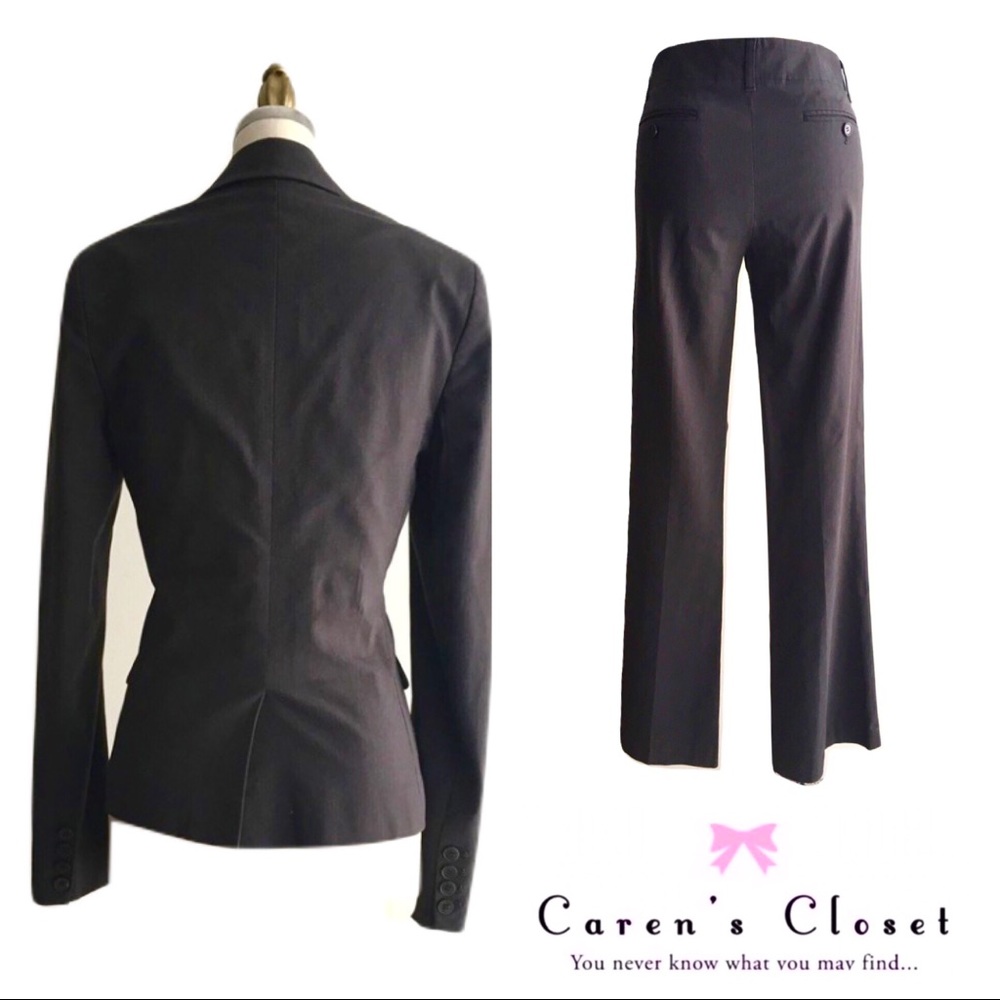 Theory Dark Brown Pant Suit - Picture 2 of 6